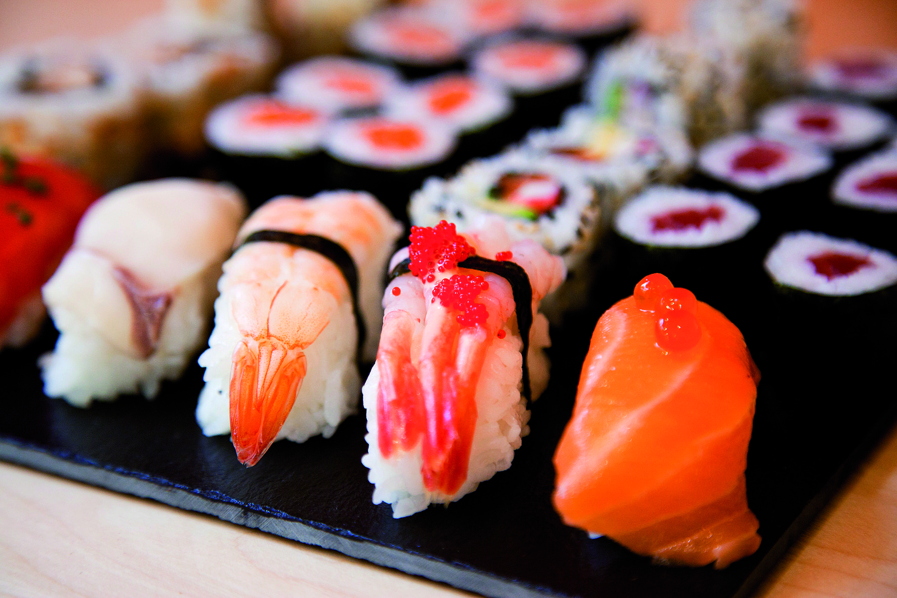 A Oishi combinen productes de la cuina mediterrània amb la cuina japonesa. FOTO: Lali Puig 