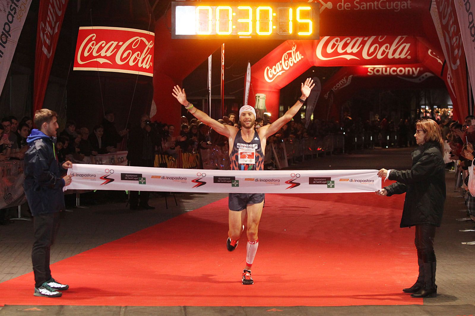 Jaume Leiva ha guanyat la cursa. FOTO: Lali Puig