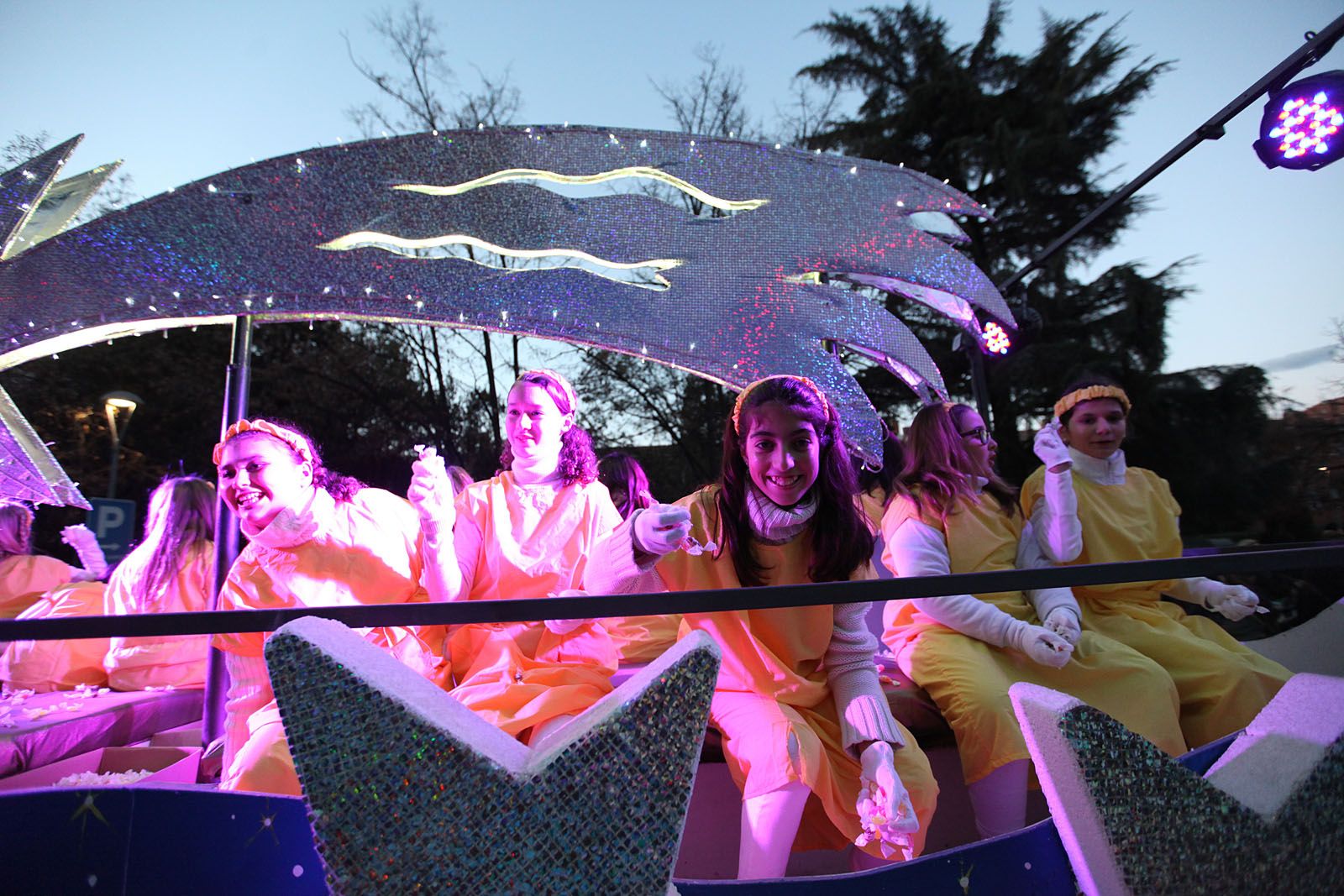 Una de les carrosses de la Cavalcada d'aquest any. FOTO: Lali Puig Una de les carrosses de la Cavalcada d'aquest any. FOTO: Lali Puig