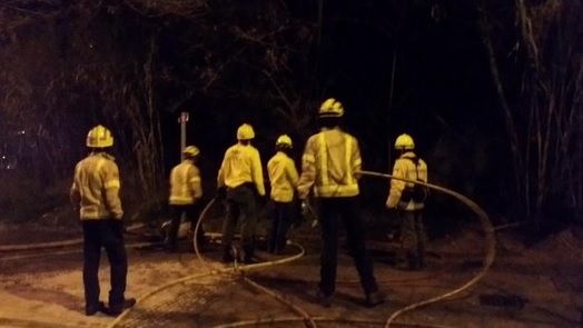 ADF va treballar en les tasques d'extinci&oacute;. FOTO: Twitter ADF