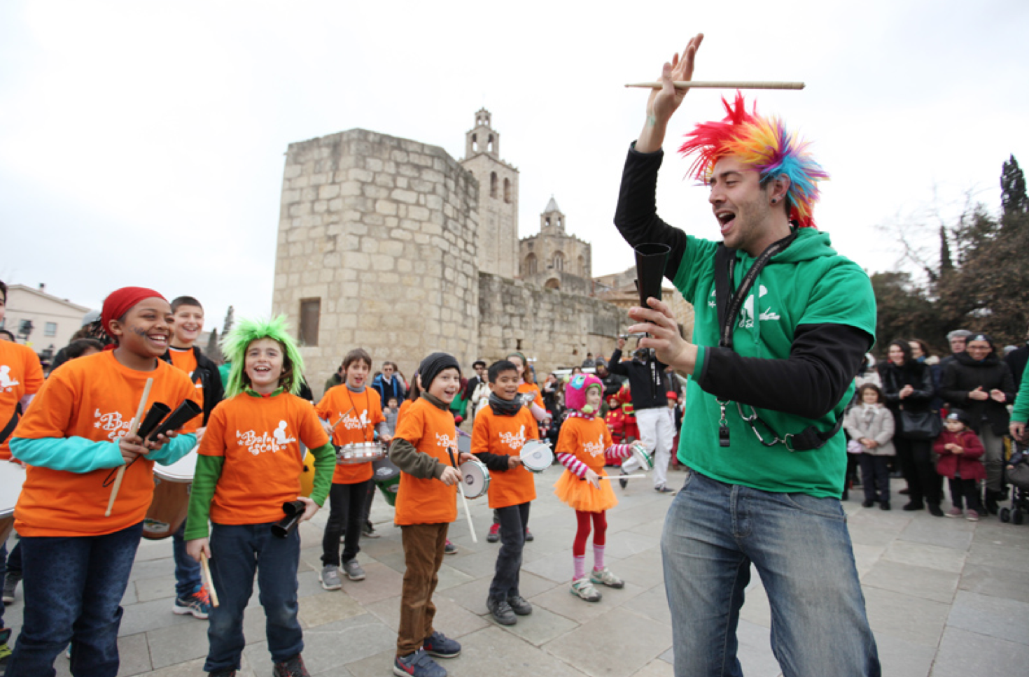 Els més petits, els protagonistes de diumenge. FOTO: Lali Puig