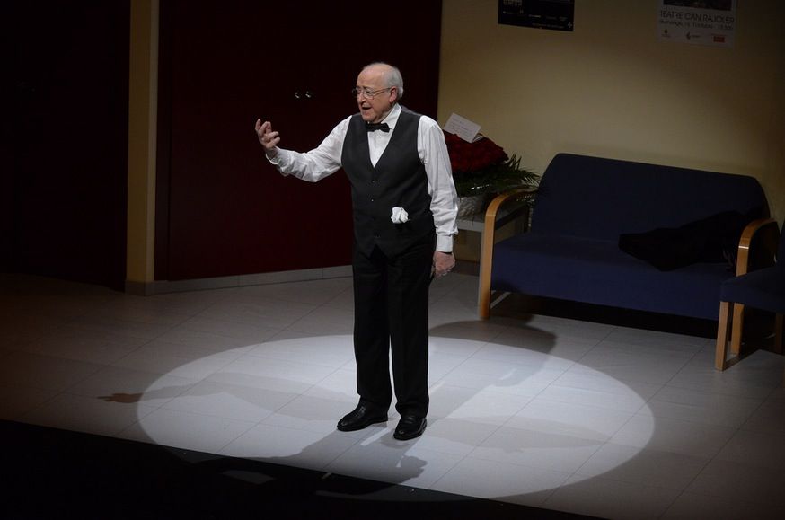 Moment de la interpretació de Jaume Pla FOTO: Localpres