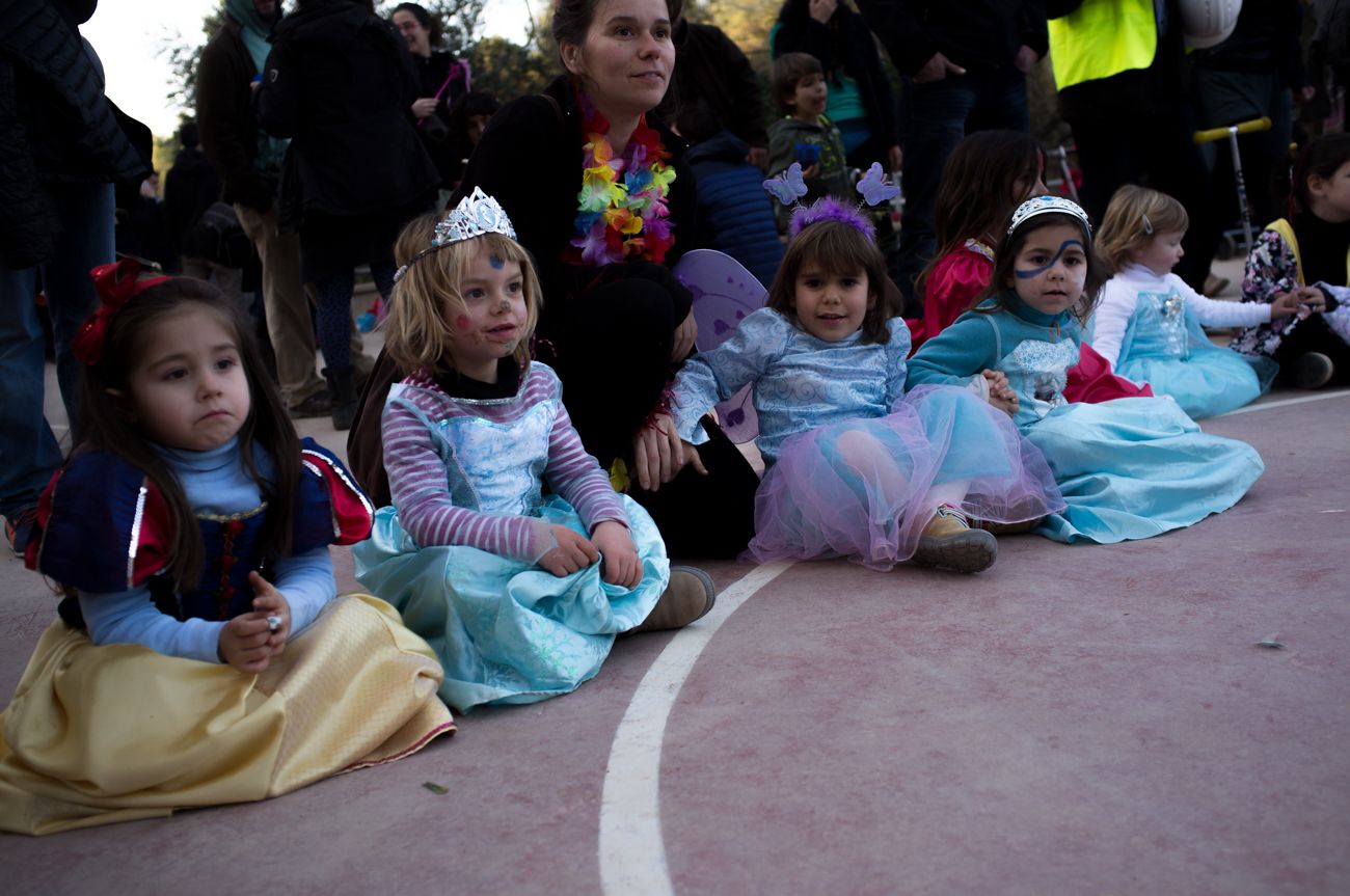 Petits i grans van compartir estones plegats al Carnaval de la Floresta FOTO: David Molina