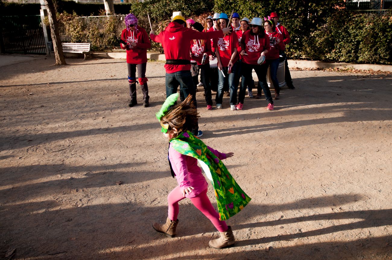 Els més menuts són dels qui millor s'ho passen per Carnaval! FOTO: David Molina