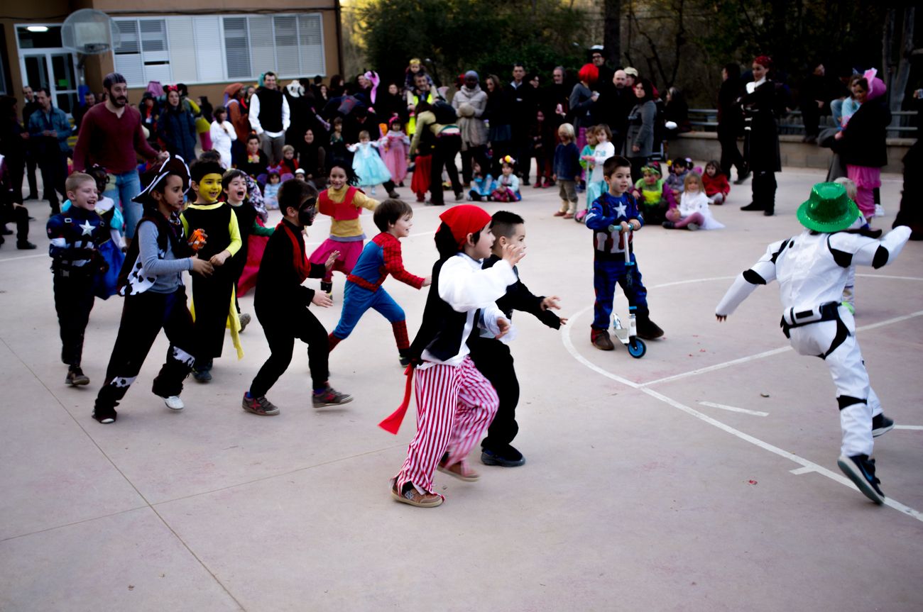 Carnaval a l'escola La Floresta FOTO: David Molina