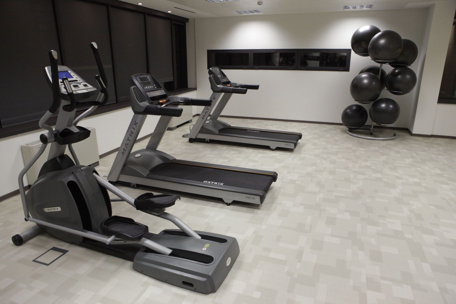 La seu de Mapfre a Sant Cugat compta amb un gimnàs FOTO: Artur Ribera La seu de Mapfre a Sant Cugat compta amb un gimnàs FOTO: Artur Ribera