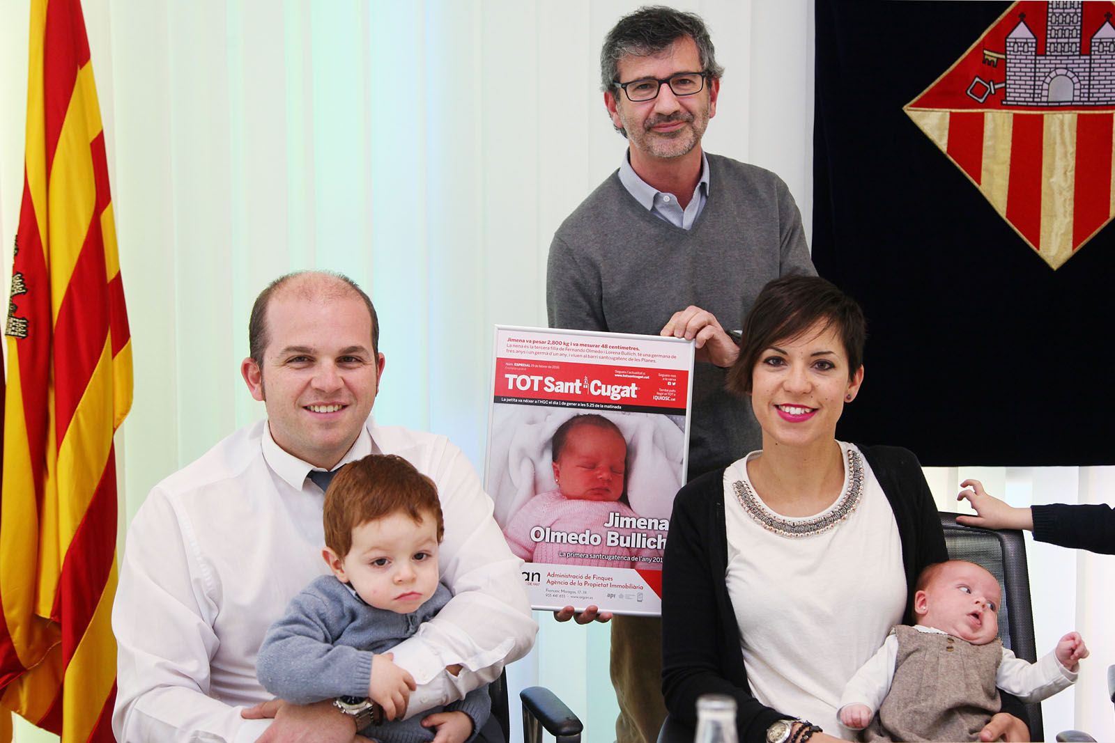 El TOT Sant Cugat l'ha obsequiat amb una portada personalitzada i una llotja al Circ Raluy FOTO: Lali Puig El TOT Sant Cugat l'ha obsequiat amb una portada personalitzada i una llotja al Circ Raluy FOTO: Lali Puig