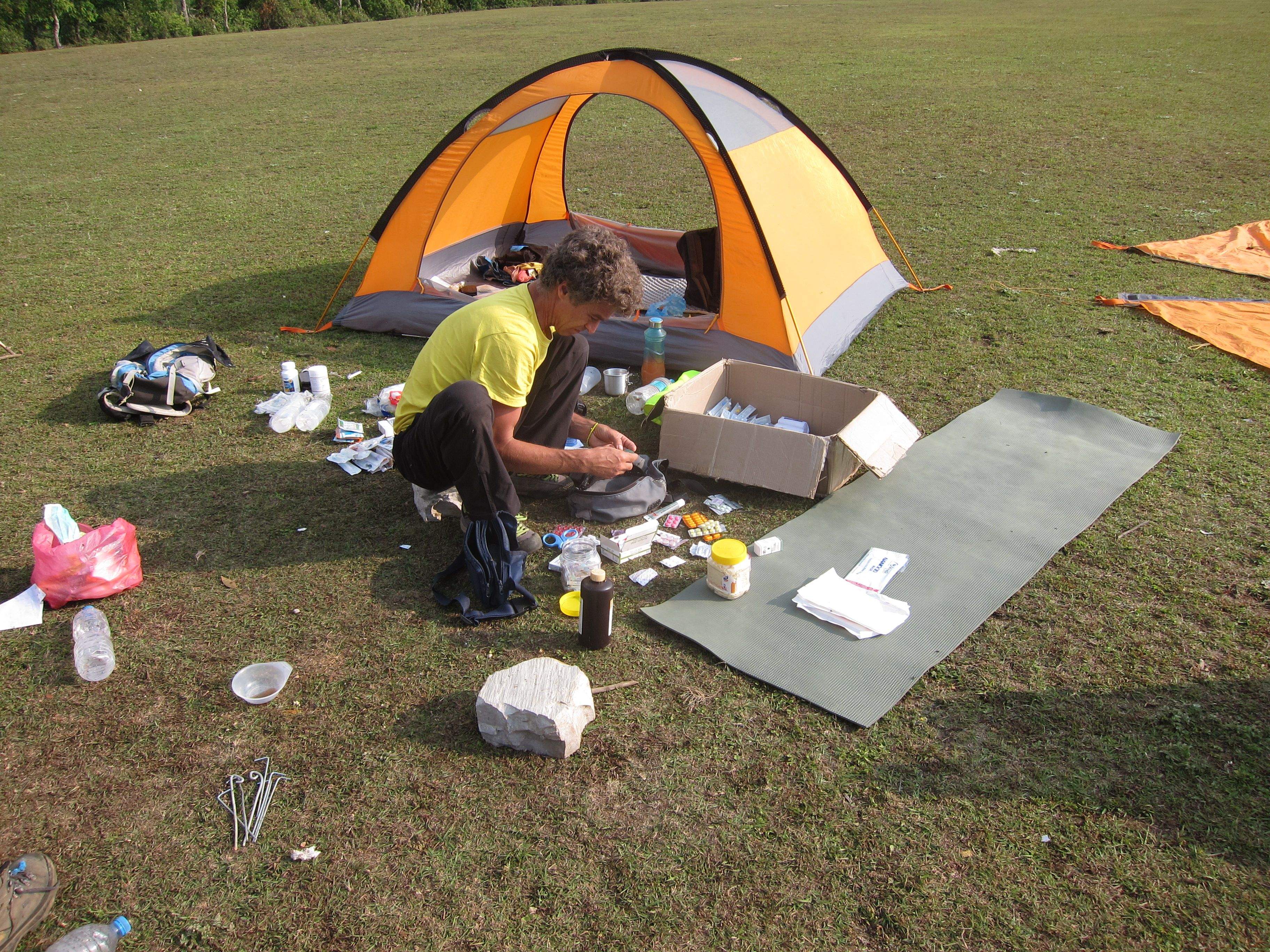 Ha aplicat els seus coneixement d'infermeria com a cooperant FOTO: Cedida Ha aplicat els seus coneixement d'infermeria com a cooperant FOTO: Cedida