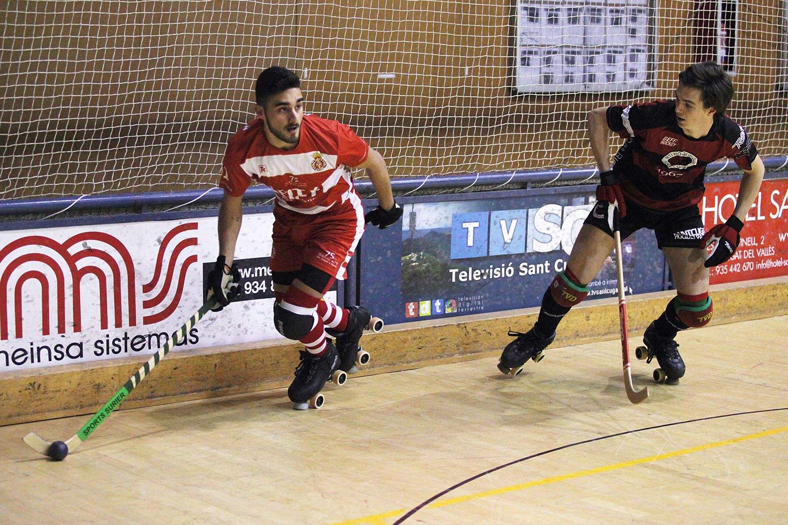 El Patí Hoquei Club Sant Cugat ha guanyat 7 dels 9 partits que ha jugat de local FOTO: Lali Puig El Patí Hoquei Club Sant Cugat ha guanyat 7 dels 9 partits que ha jugat de local FOTO: Lali Puig