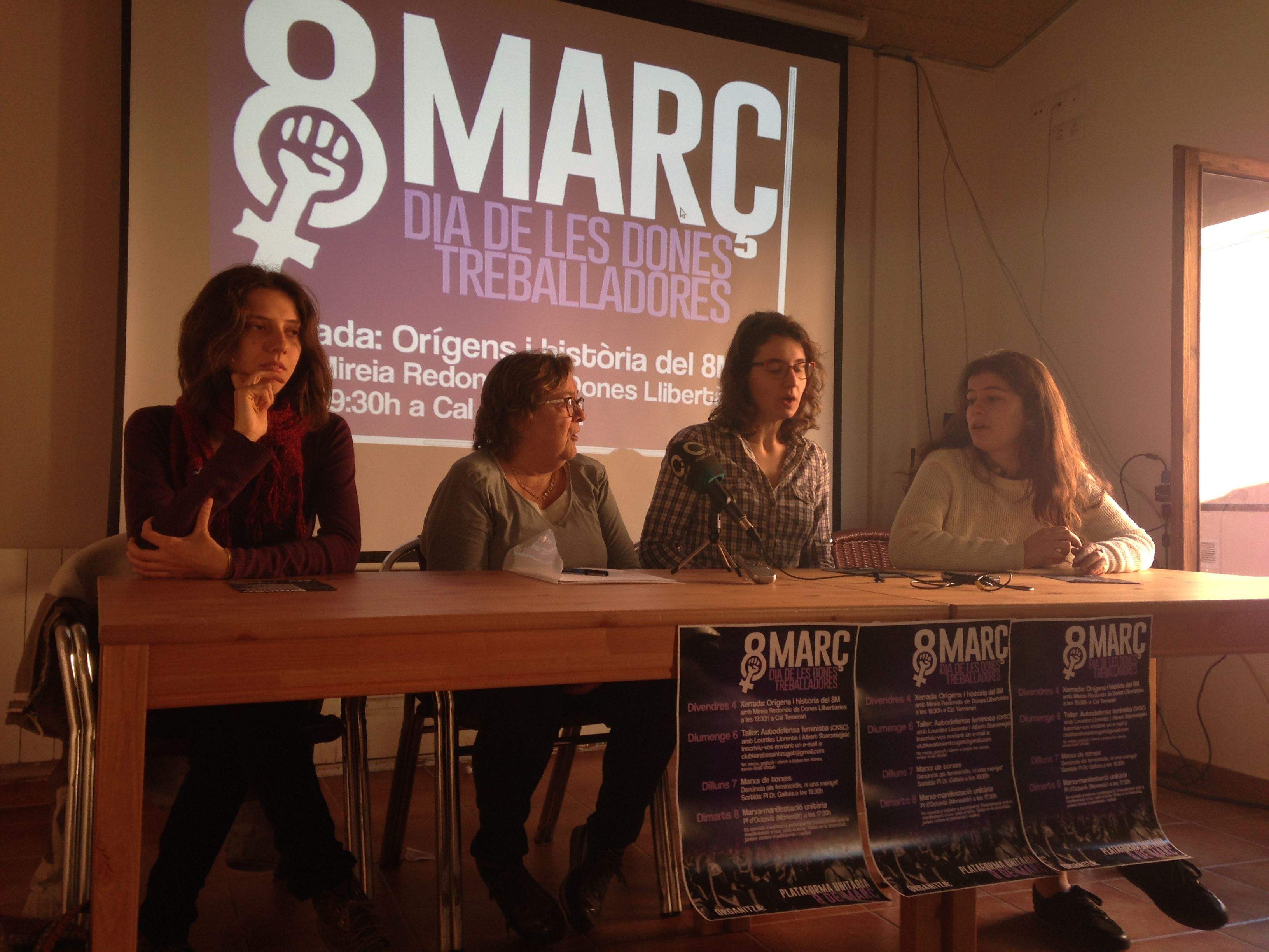 Claramunt, Español, Gordó i Gordillo durant la presentació de les activitats FOTO: C.Caballé