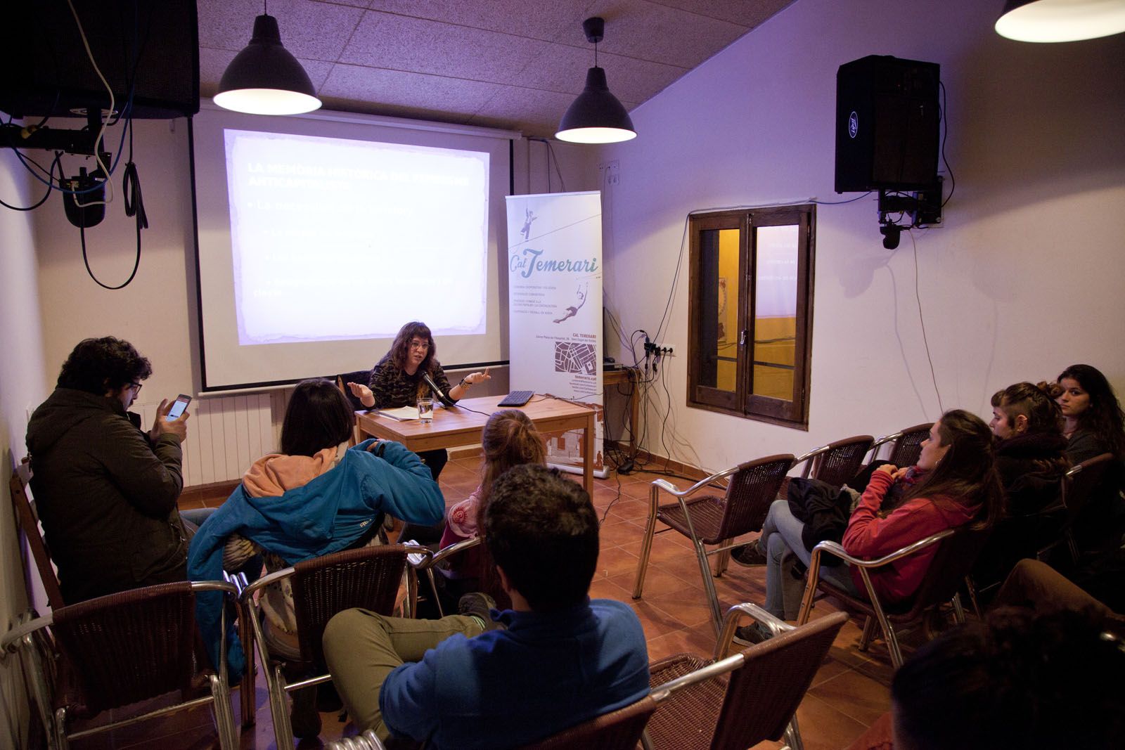 Unes 25 persones van assistir a la xerrada FOTO: Lali Puig Unes 25 persones van assistir a la xerrada FOTO: Lali Puig