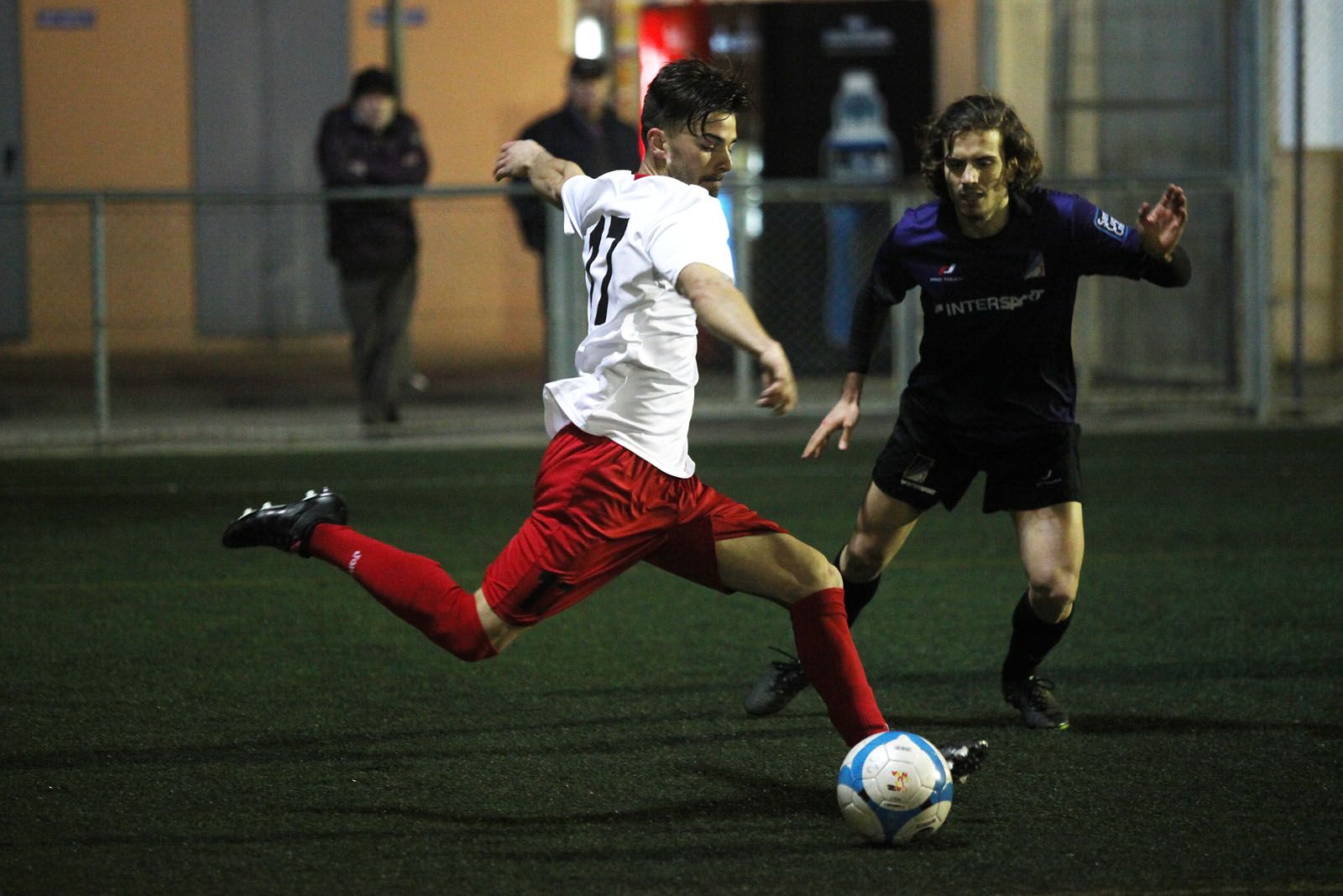 Fabià ha fet el gol del Sant Cugat Esport FC FOTO: Lali Puig