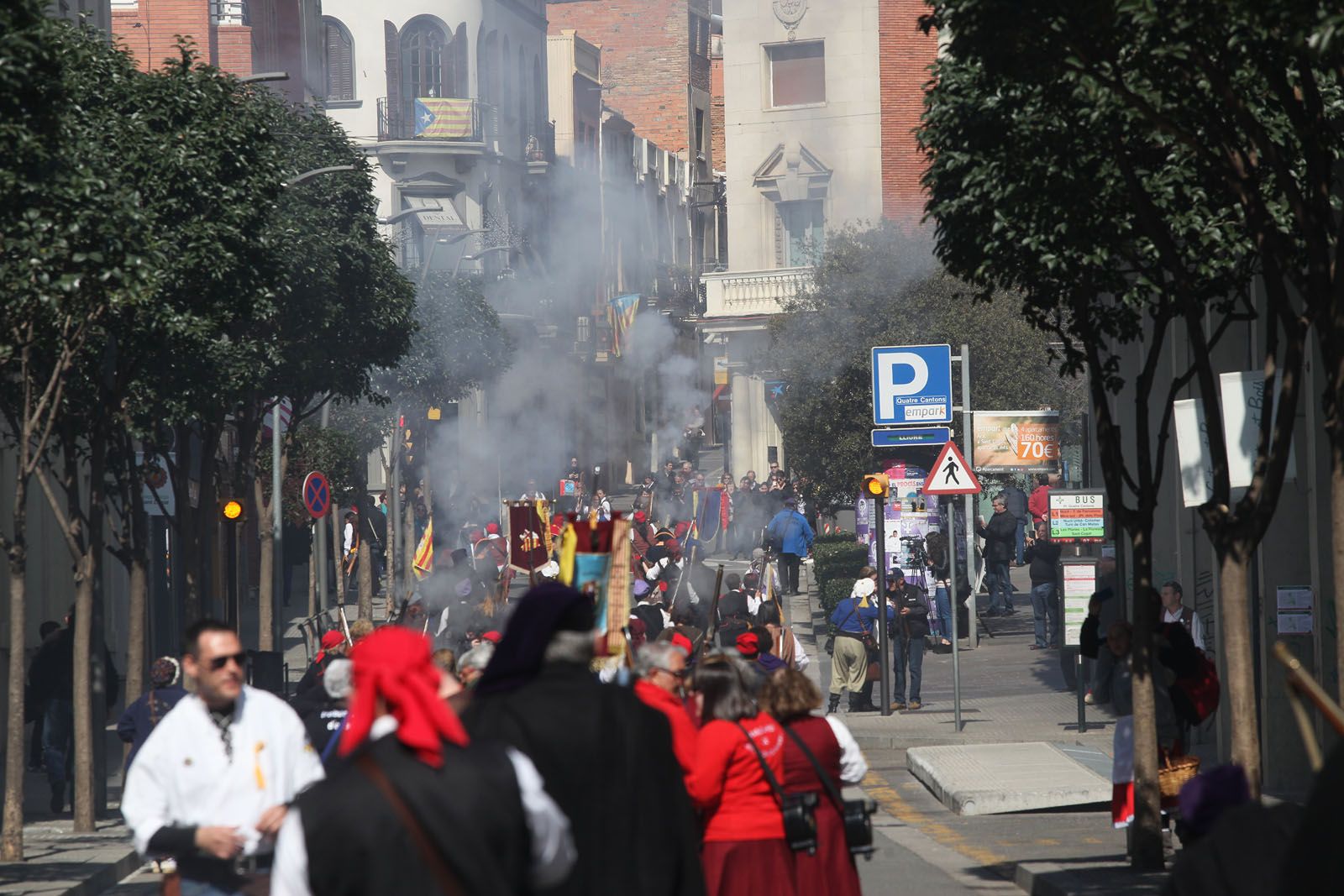 Més de 150 trabucs han recorregut la ciutat  FOTO: Lali Puig