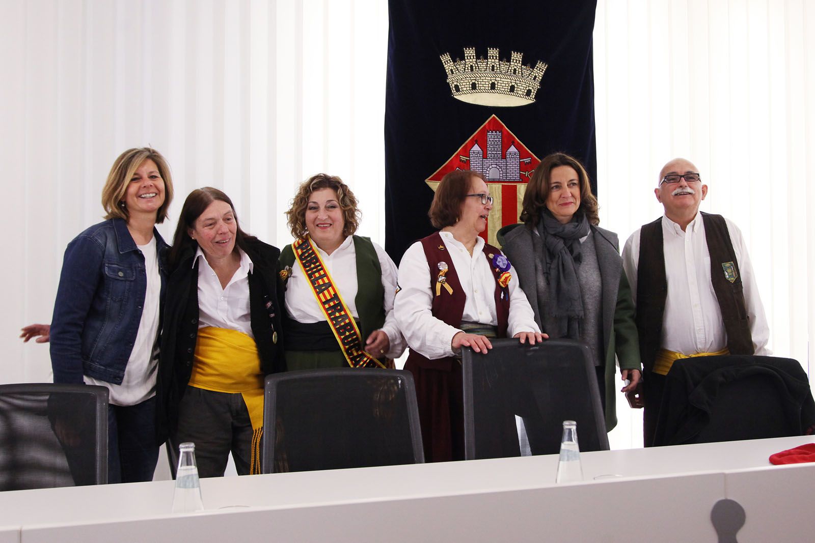 L'Ajuntament ha donat la benvinguda als participants  FOTO: Lali Puig