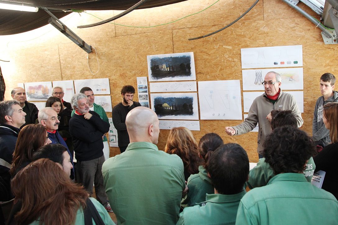 El projecte del nou local &eacute;s un dels reptes de futur  FOTO: Lali Puig