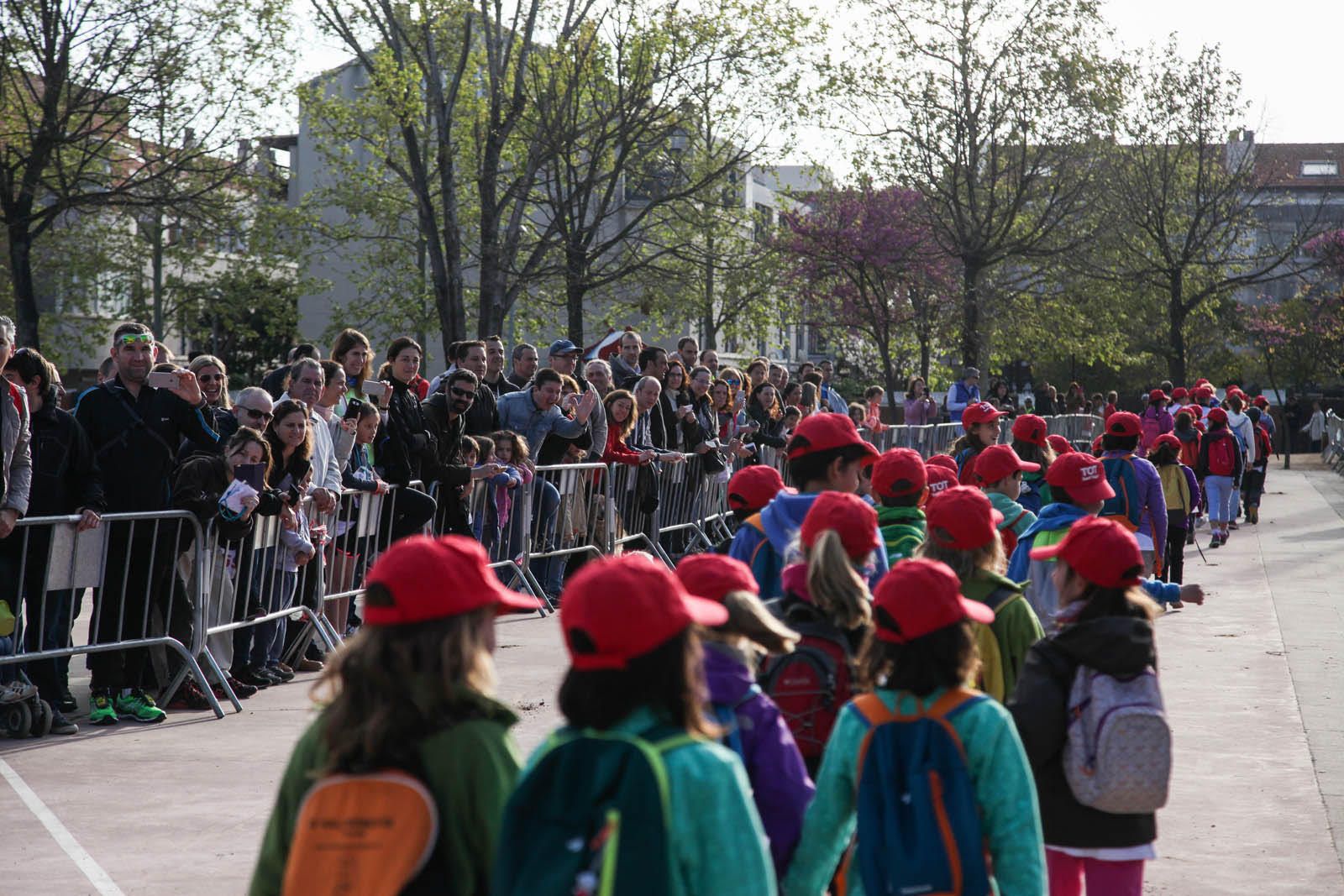 La Marxa tenia com a punt de sortida i arribada el parc de Ramon Barnils FOTO: Lali Puig
