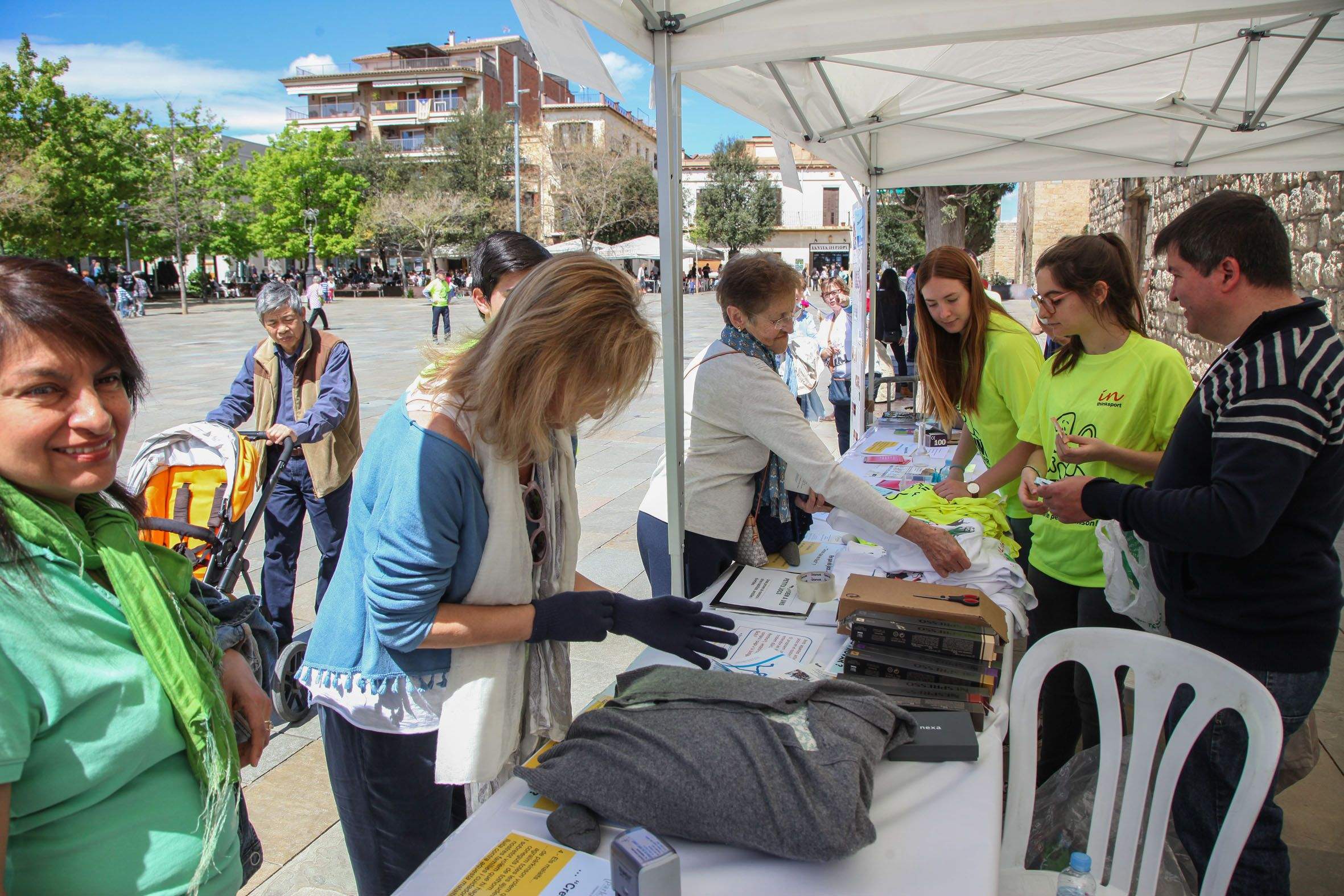 Activitats de conscienciació de l'Assocaició Catalana del Parquinson a Sant Cugat FOTO: Localpress