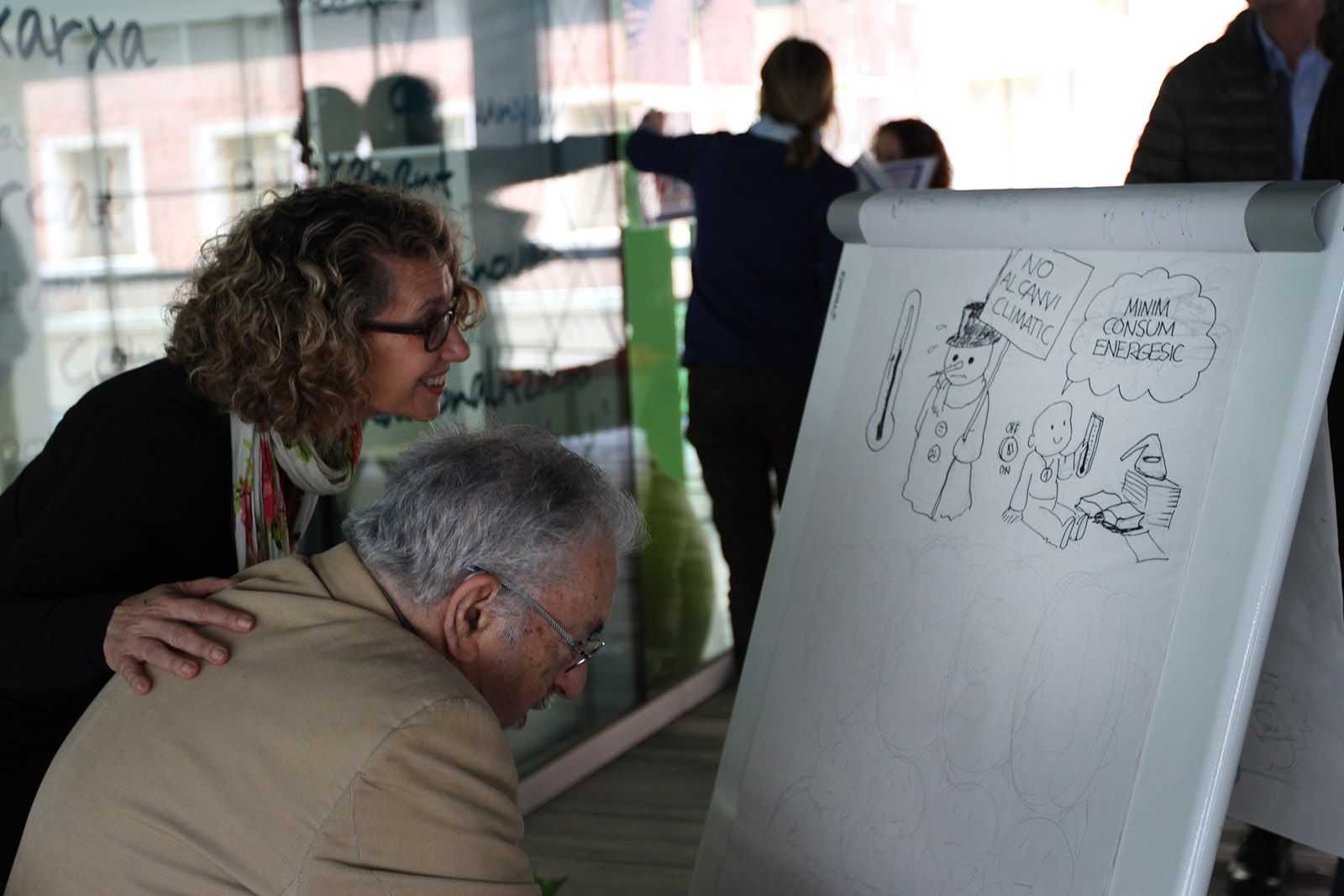 Miquel Pellicer a il·lustrat la jornada FOTO: Haidy Blanch Miquel Pellicer a il·lustrat la jornada FOTO: Haidy Blanch