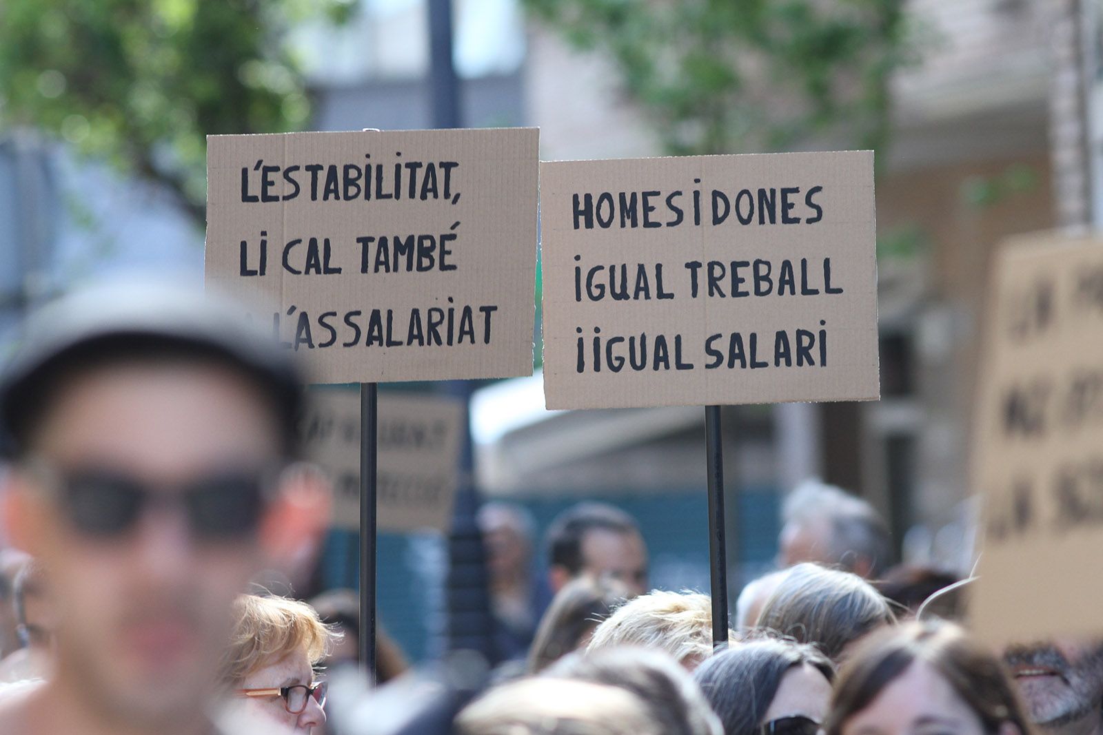 Moment de la manifestació FOTO: Haidy Blanch