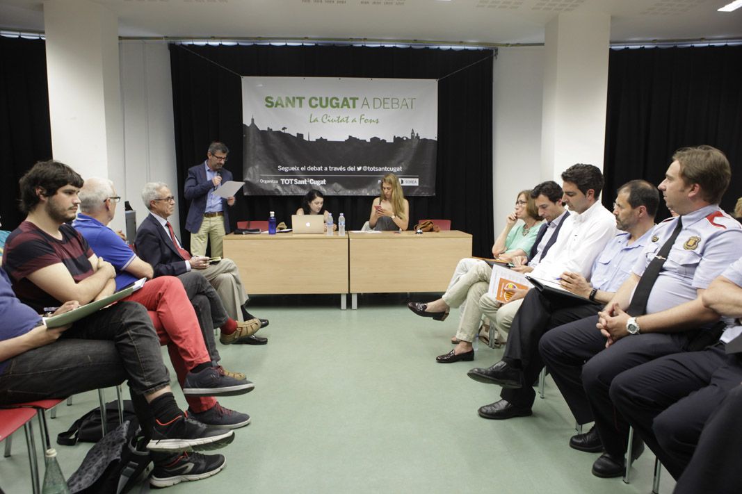 La Casa de Cultura ha acollit el debat FOTO: Artur Ribera