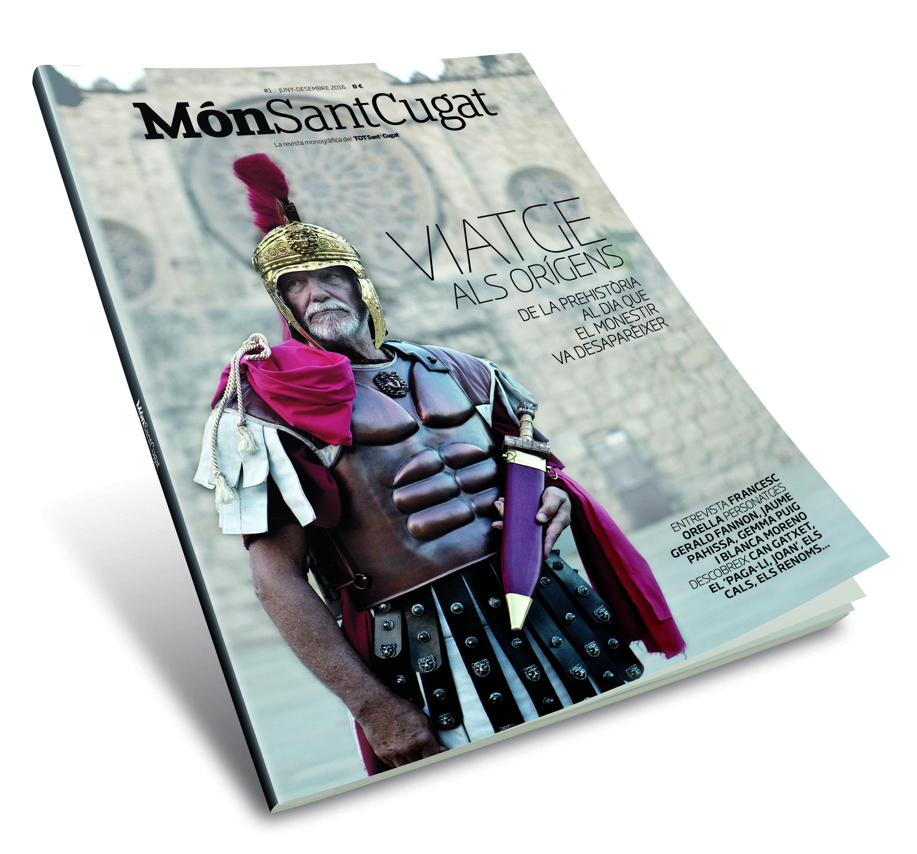 La portada del primer número de Món Sant Cugat