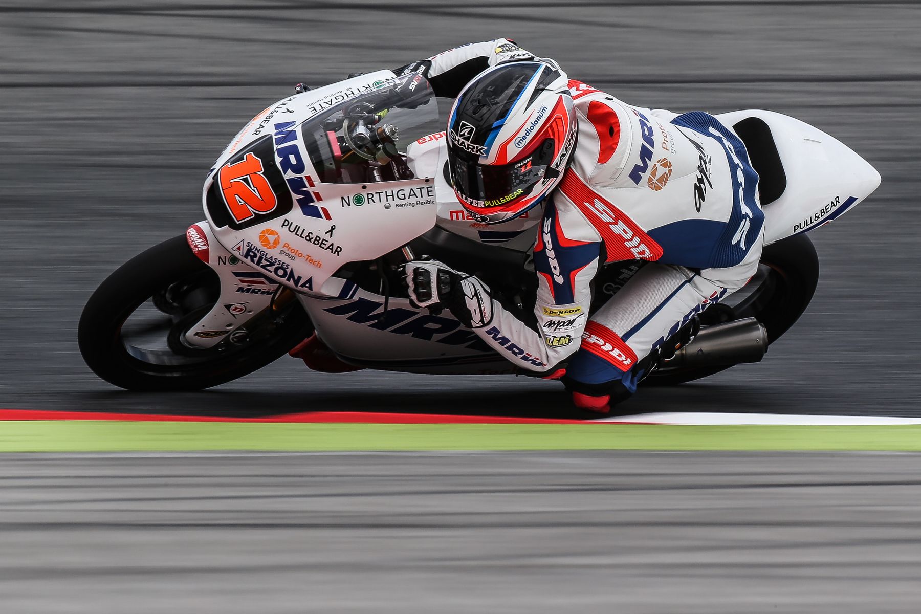 Albert Arenas, en el GP de Catalunya de Moto3 FOTO: Equip MRW Mahindra Aspar Team