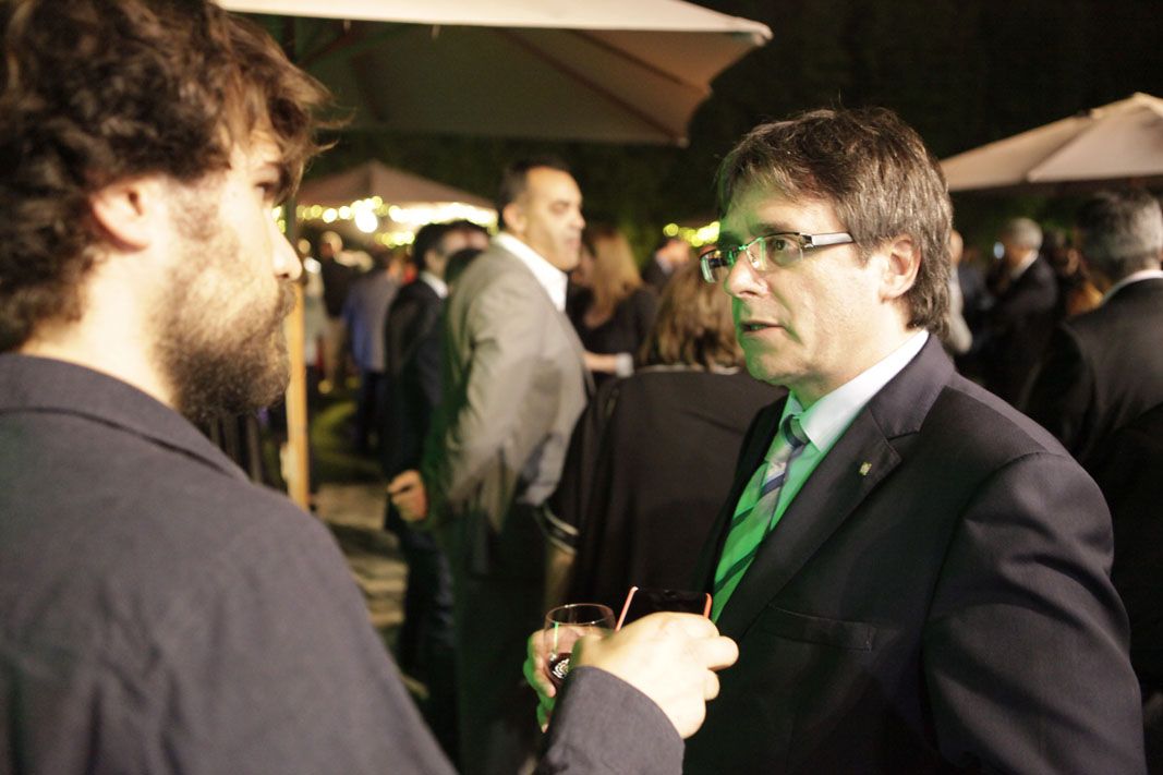 El president de la Generalitat ha valorat la situació econòmica amb el TOT FOTO: Artur Ribera El president de la Generalitat ha valorat la situació econòmica amb el TOT FOTO: Artur Ribera