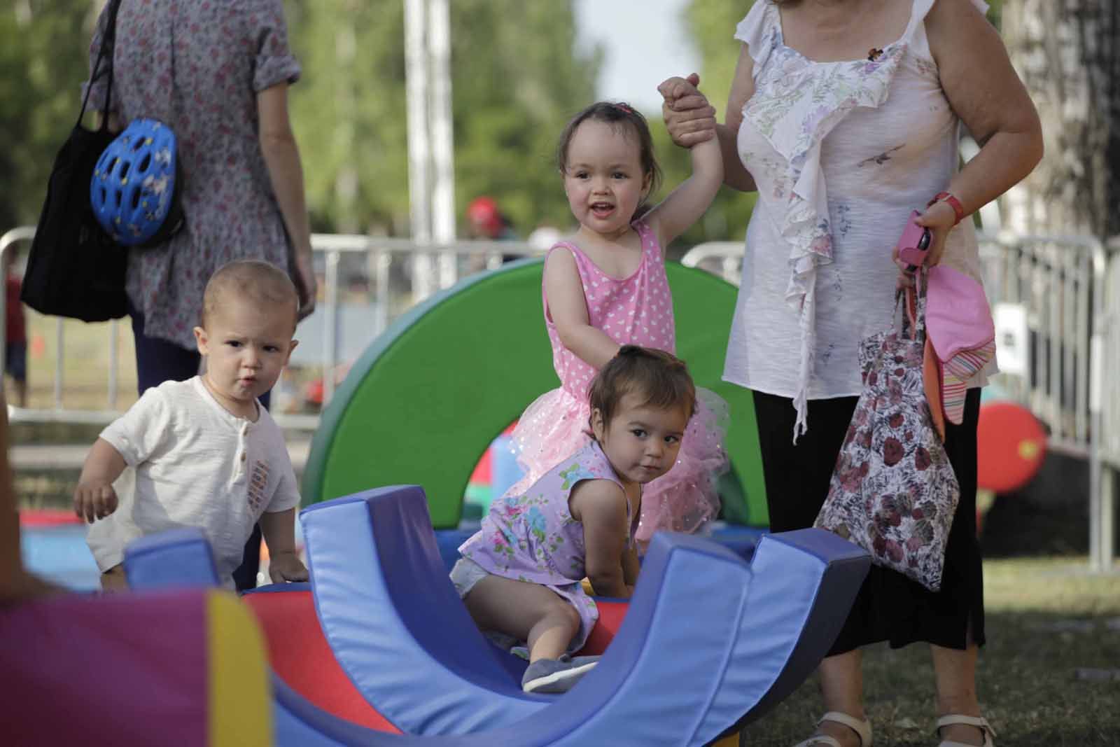 Els jocs pels més petits, un èxit assegurat FOTO: Artur Ribera