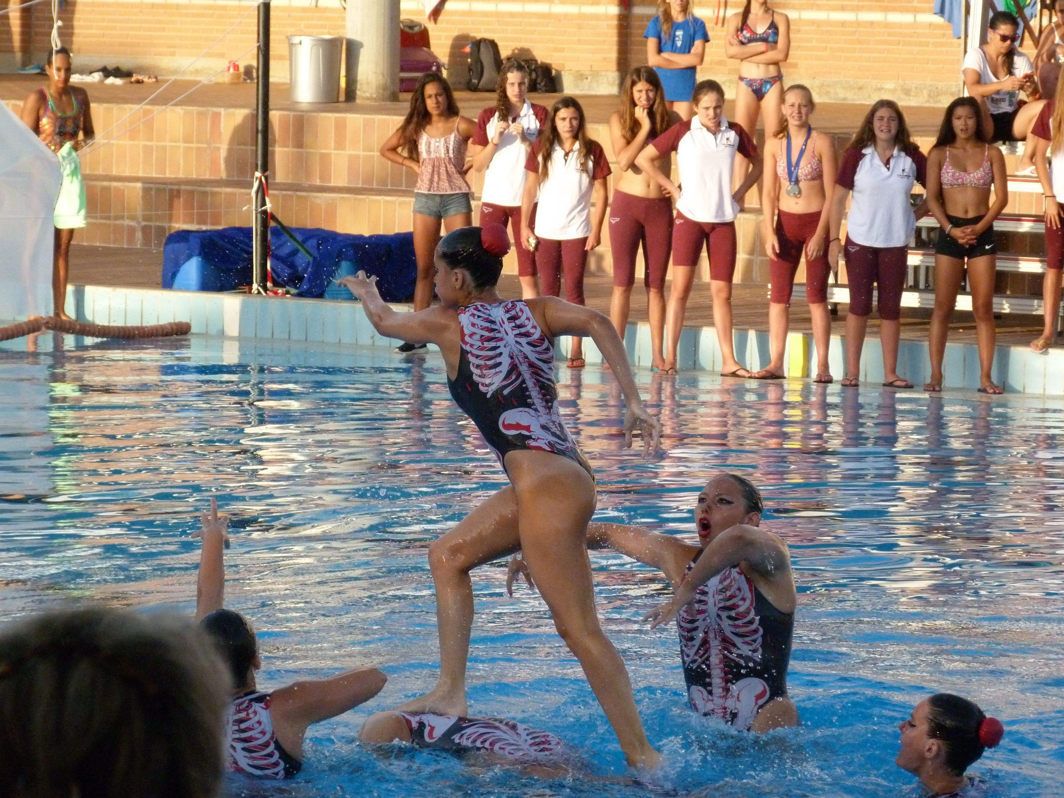 Ariadna Grau, en la seva participaci&oacute; en el Campionat d'Espanya Absolut d'Estiu FOTO: Cedida