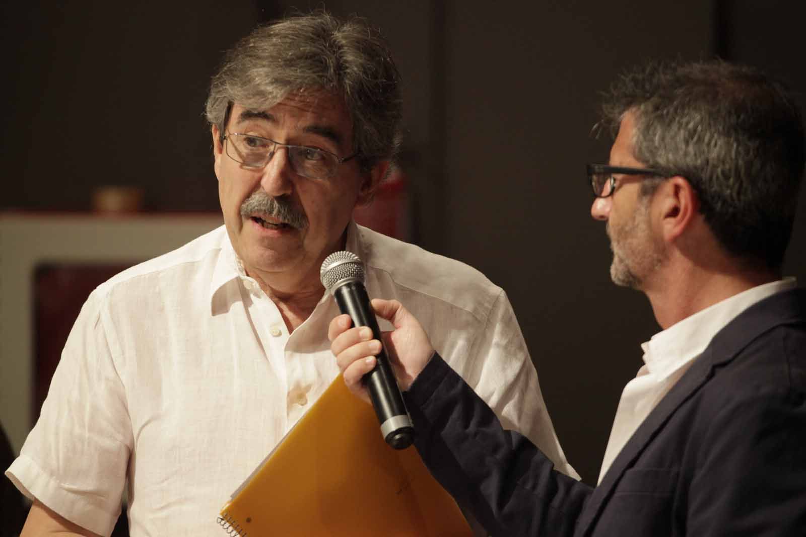 Xavier Barbany ha parlat com a vicepresident del Consell de Barri FOTO: Artur Ribera
