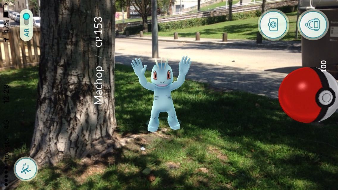Un Pok&eacute;mon a la rambla del Celler FOTO: S. Baixas