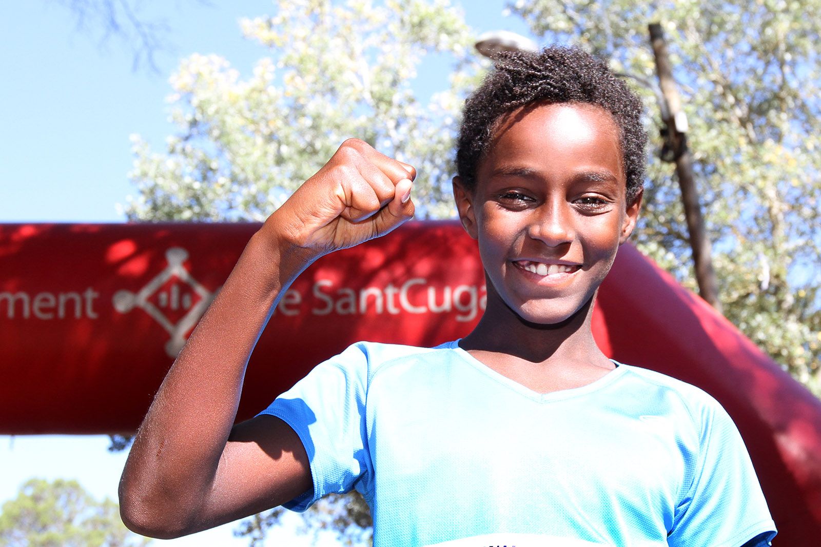 Mathios Rodríguez s'ha imposat en la cursa infantil FOTO: Haidy Blanch