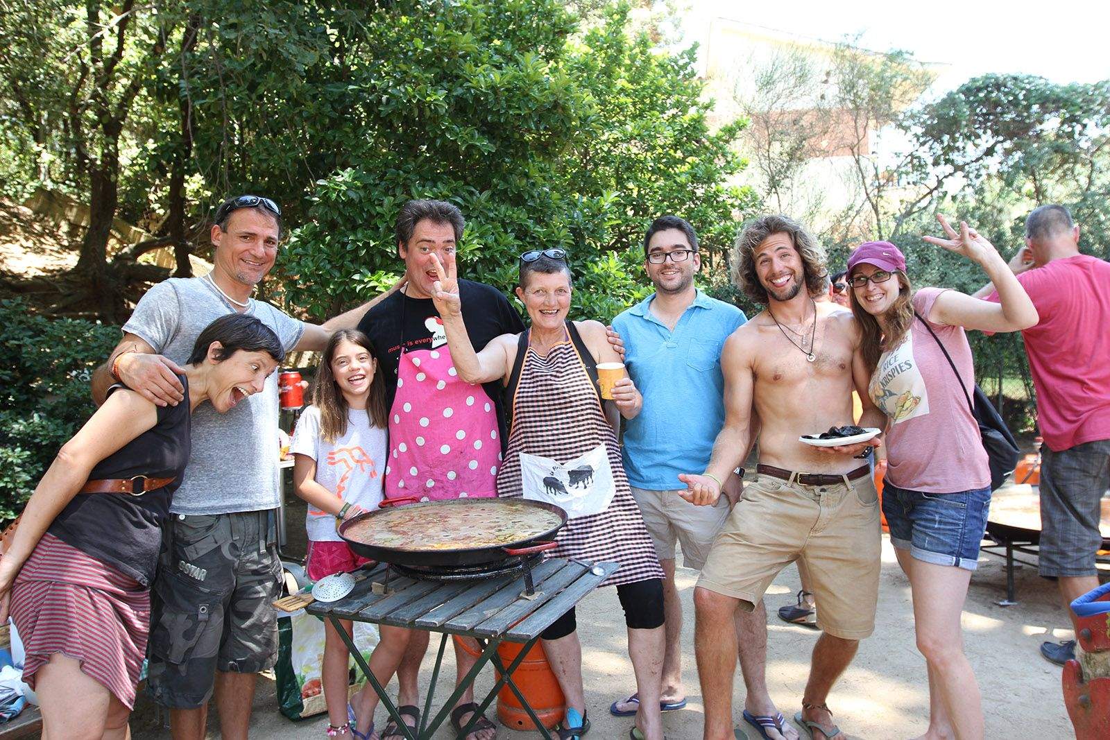 Trobada de Paellers i Paelleres de la Festa Major de la Floresta FOTO: Haidy Blanch