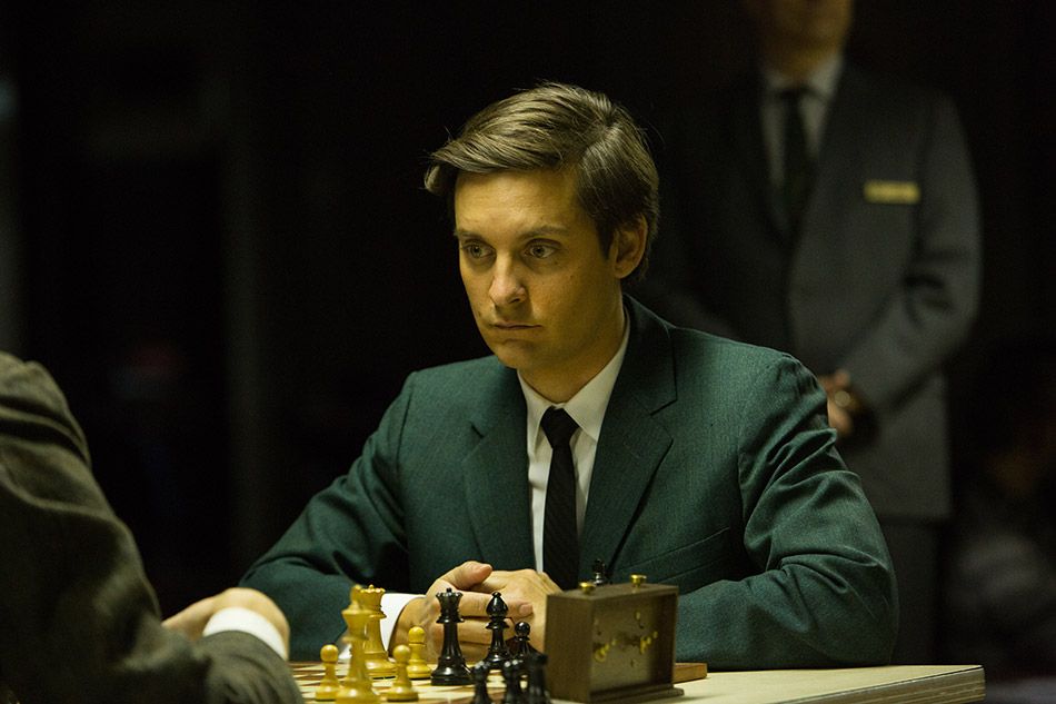Tobey Maguire es posa a la pell de Bobby Fischer FOTO: Cedida Tobey Maguire es posa a la pell de Bobby Fischer FOTO: Cedida