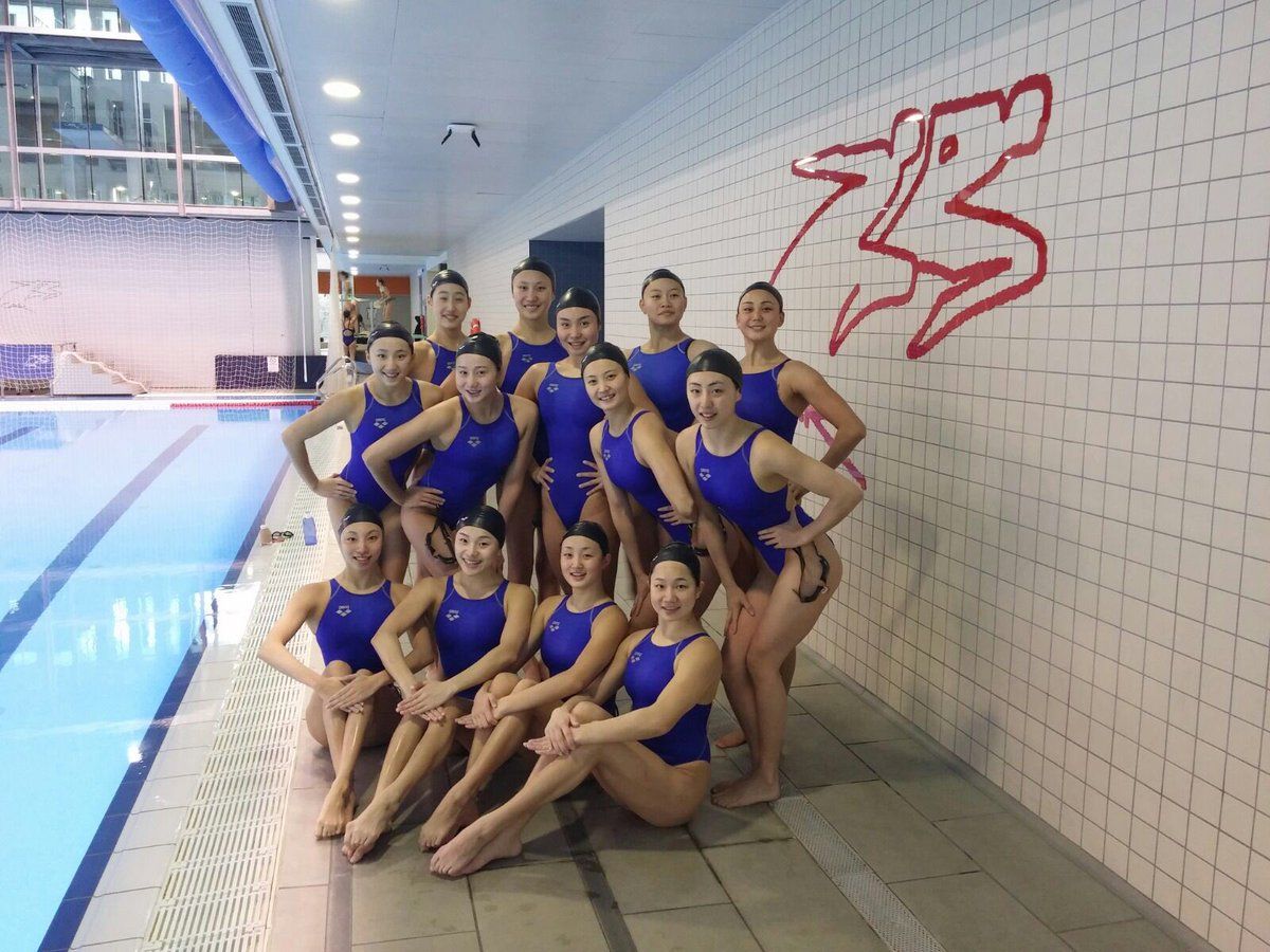 L'equip xinès de natació sincronitzada, al CAR de Sant Cugat. L'equip xinès de natació sincronitzada, al CAR de Sant Cugat.