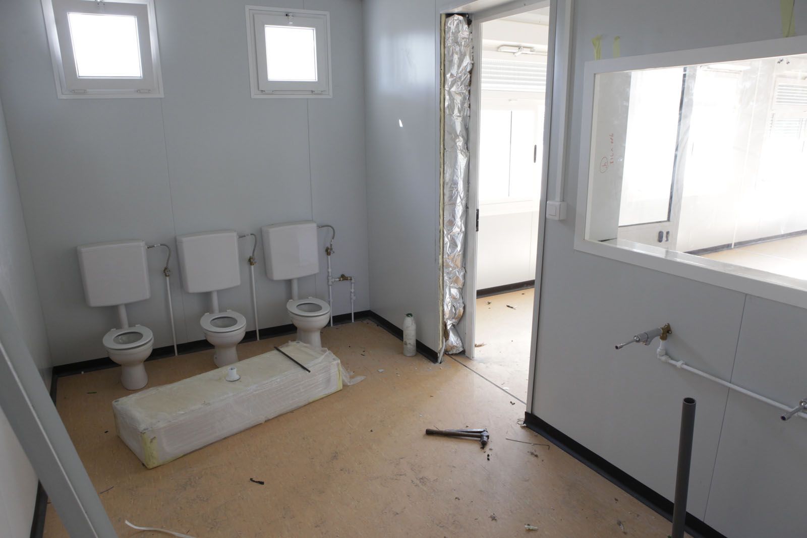 L'actual estat dels lavabos FOTO: Artur Ribera