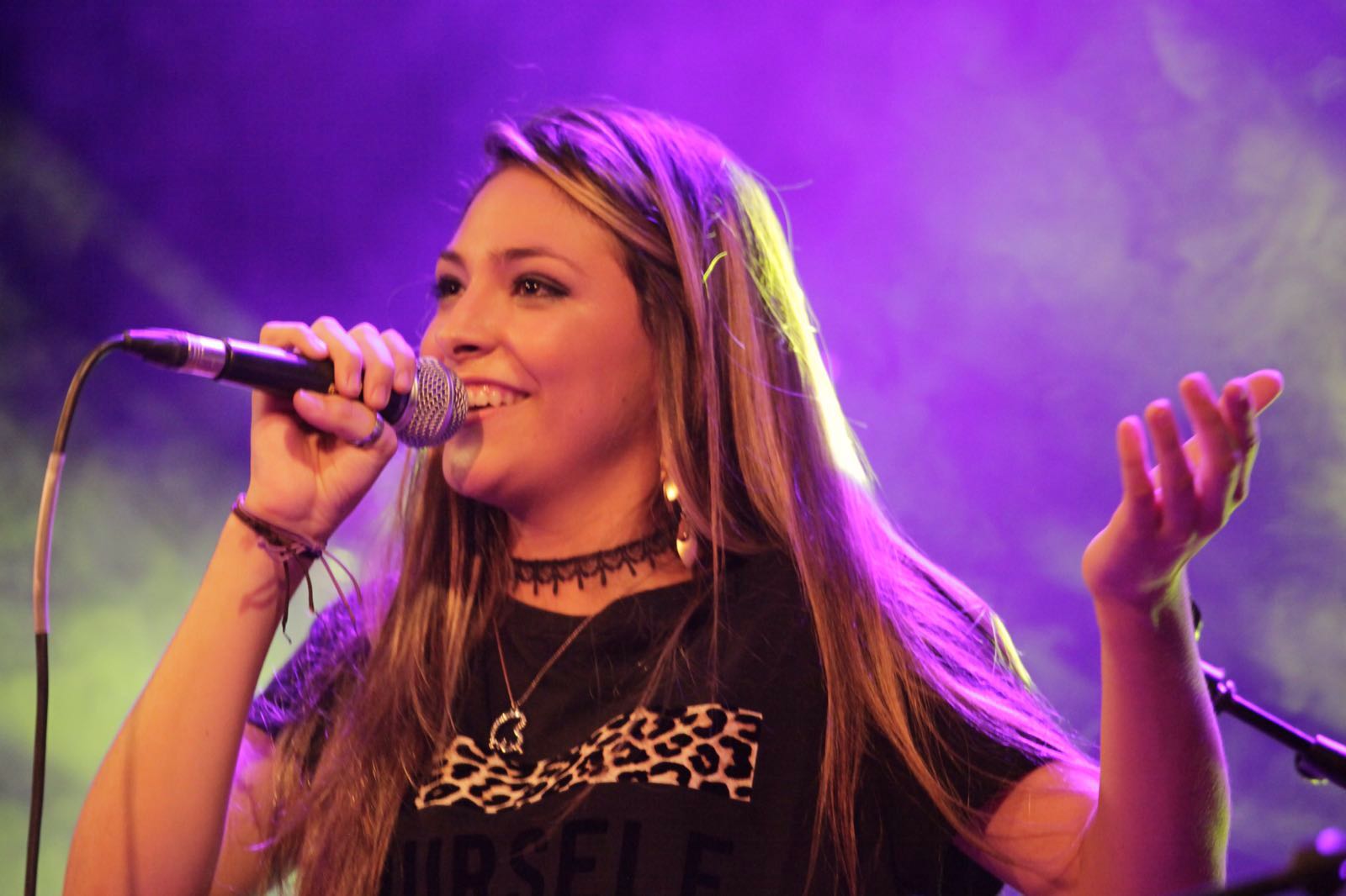 Carmen Pendones durant la seva actuació FOTO: Artur Ribera Carmen Pendones durant la seva actuació FOTO: Artur Ribera