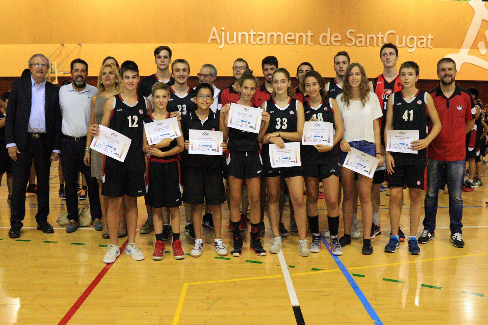 Guanyadors i guanyadores dels Premis Valors en l'Esport. FOTO: Lali Álvarez
