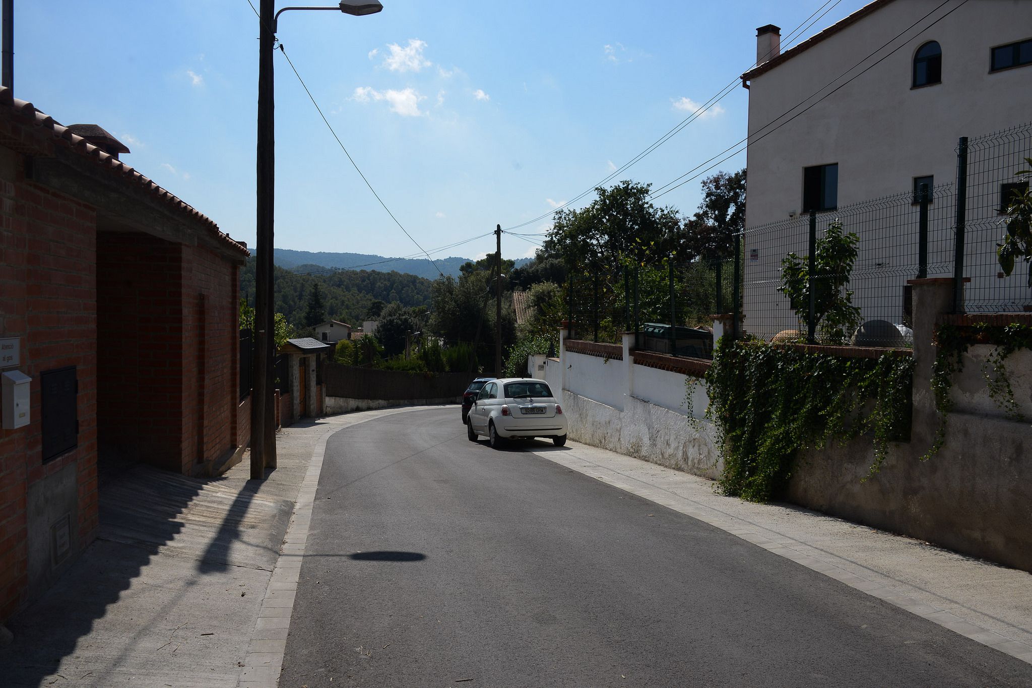 Un dels carrers que s'ha asfaltat a la Muntanyesa FOTO: Localpres