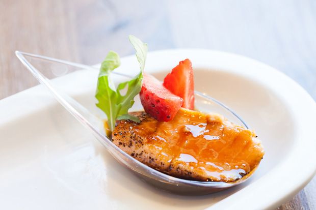 La tapa que hem tastat. Restaurant La Plaça