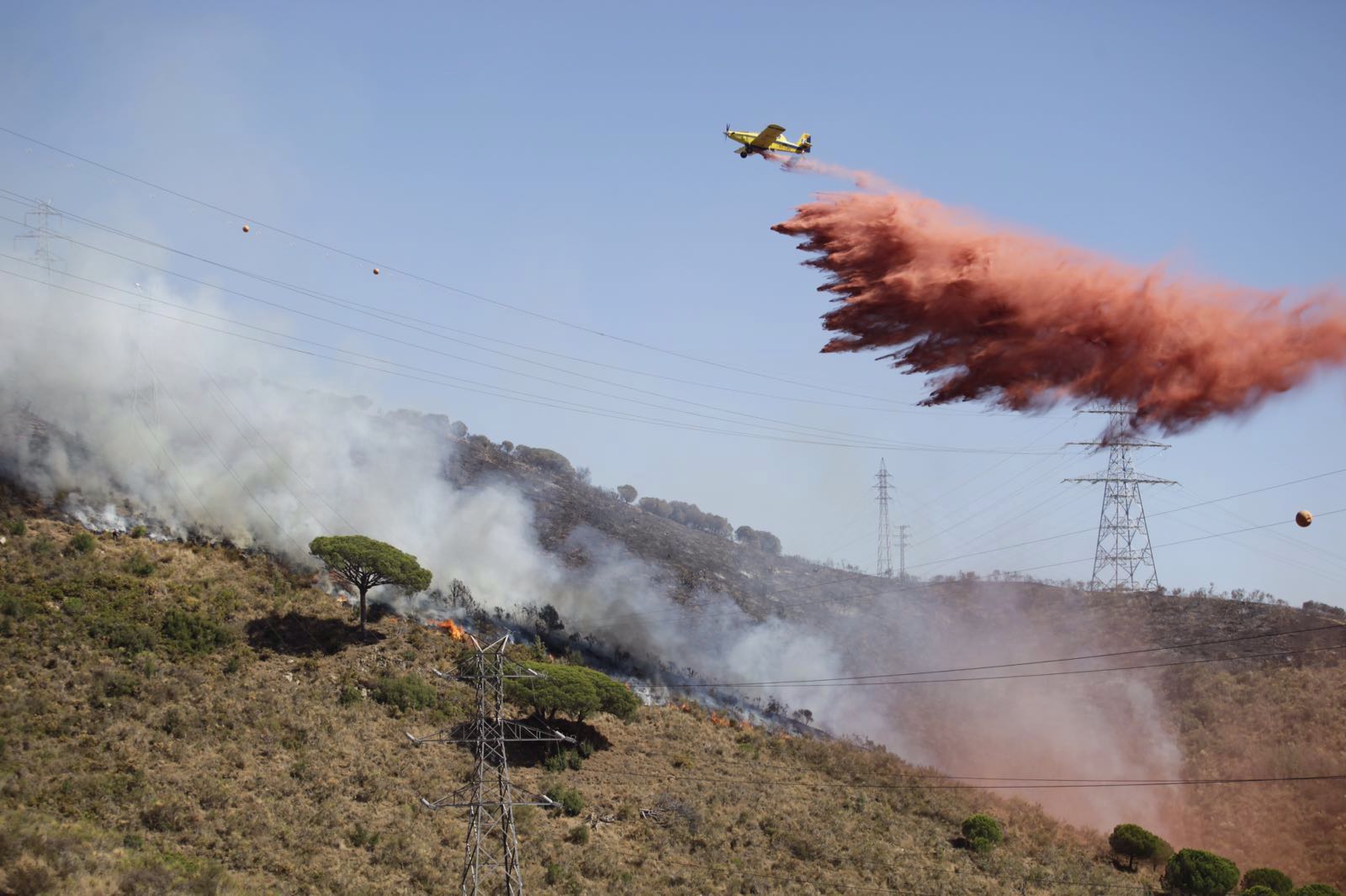 Incendi forestal a Collserola durant l'estiu de 2016 FOTO: Artur Ribera