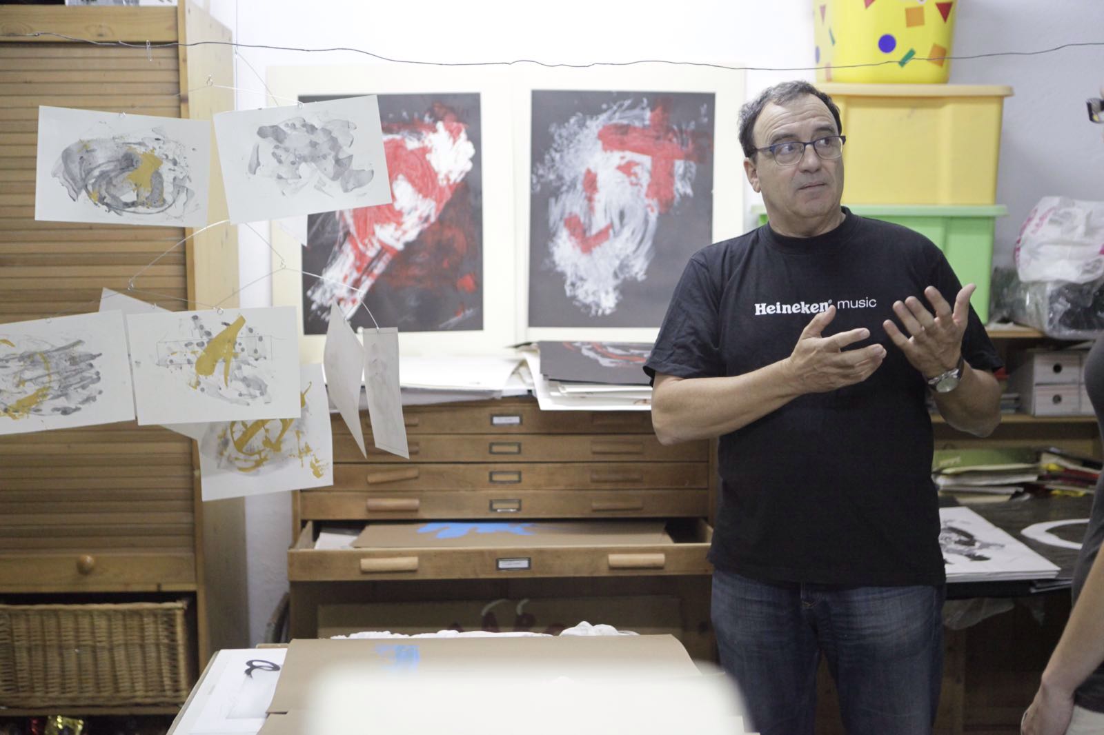 L'artista al seu estudi FOTO: Artur Ribera L'artista al seu estudi FOTO: Artur Ribera