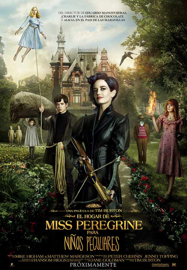 Cartell de 'El hogar de Miss Peregrine para niños peculiares'