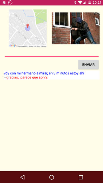 L'App envia alertes als usuaris de la zona FOTO: Cedida
