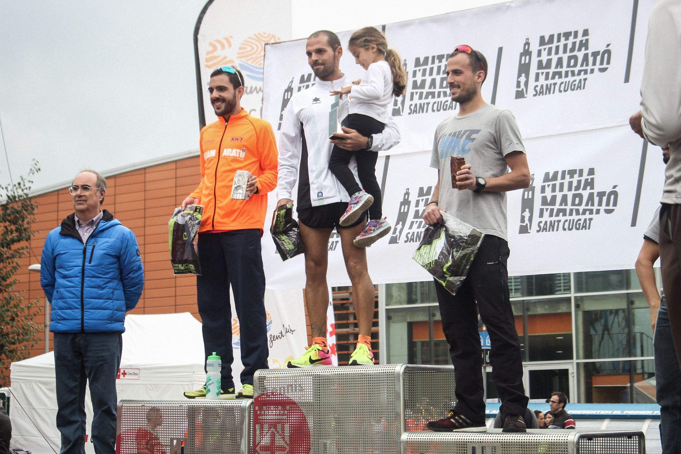 Sergio Enríquez, al podi com a primer classificat FOTO: Ale Gómez