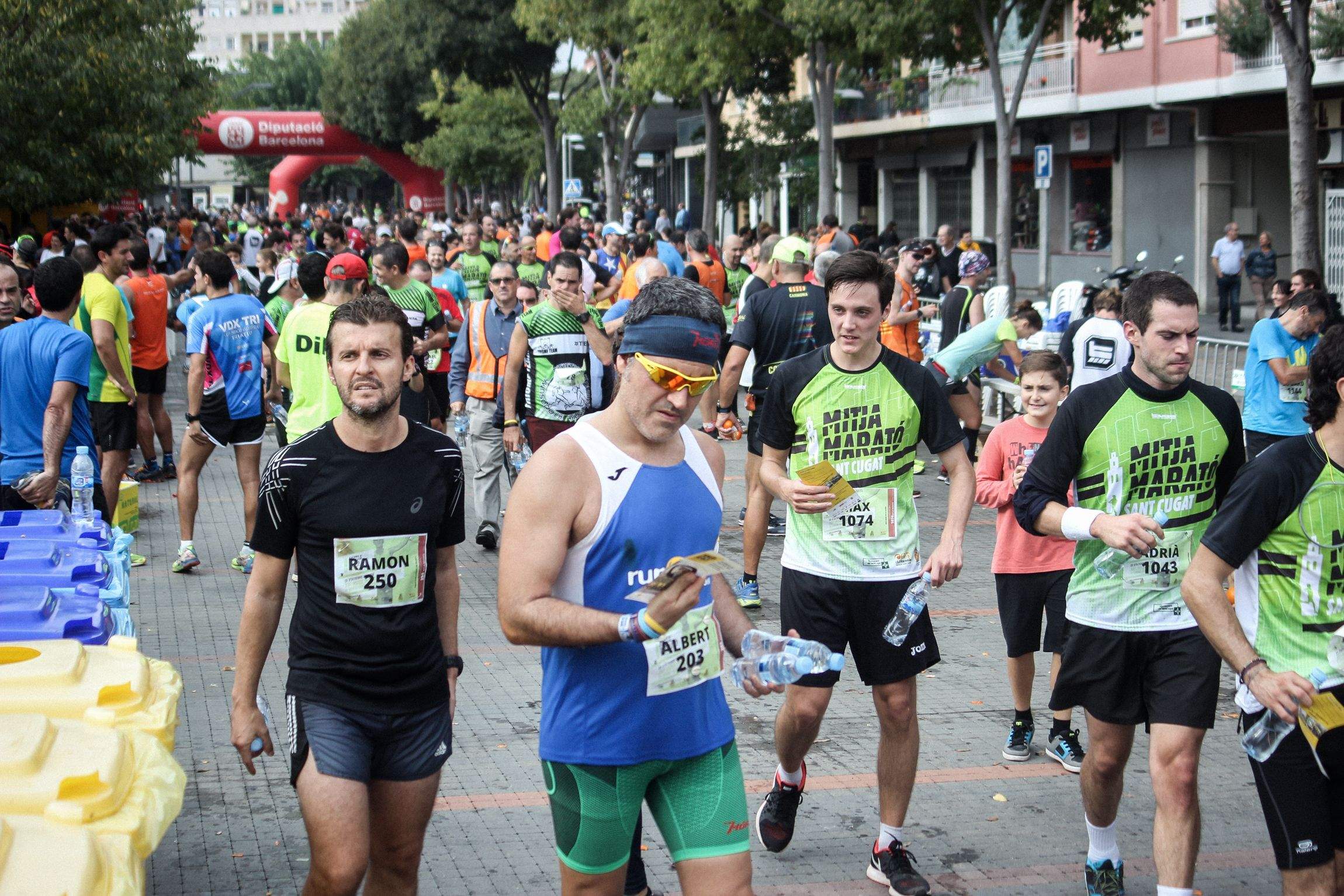 La participació ha estat de 1.179 atletes entre les dues curses FOTO: Ale Gómez