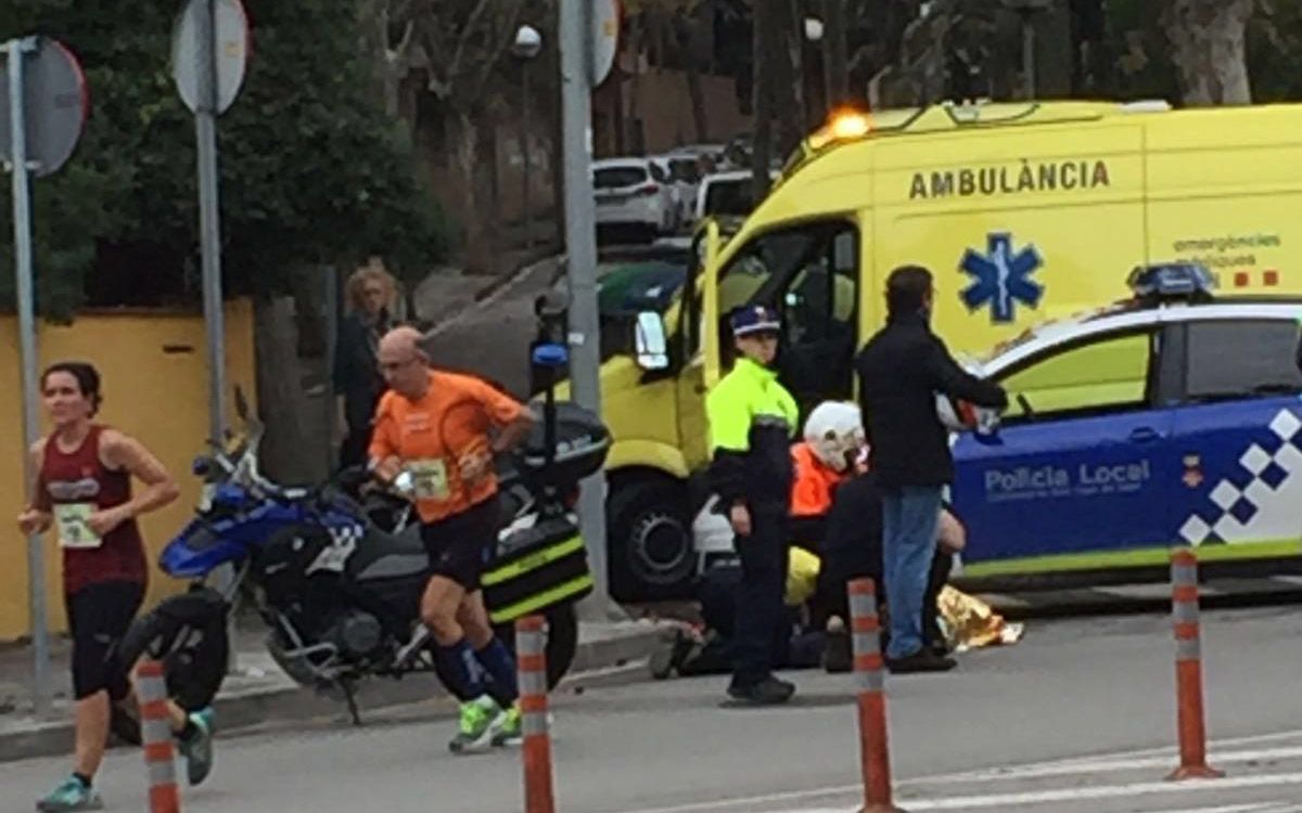 Imatge de l'accidentat FOTO: Cedida