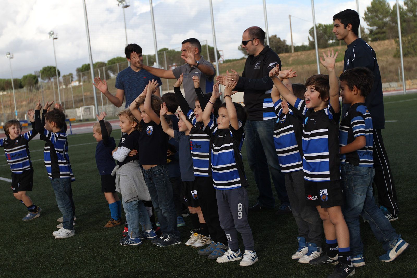 S'han presentat els 21 equips del Club de Rugby Sant Cugat. FOTO: Haidy Blanch