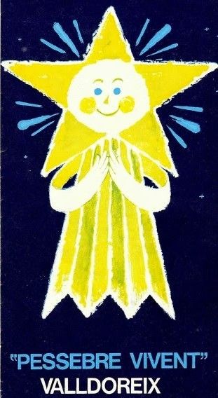 El primer cartell del pessebre vivent de Valldoreix, el 1966 FOTO: Cedida El primer cartell del pessebre vivent de Valldoreix, el 1966 FOTO: Cedida