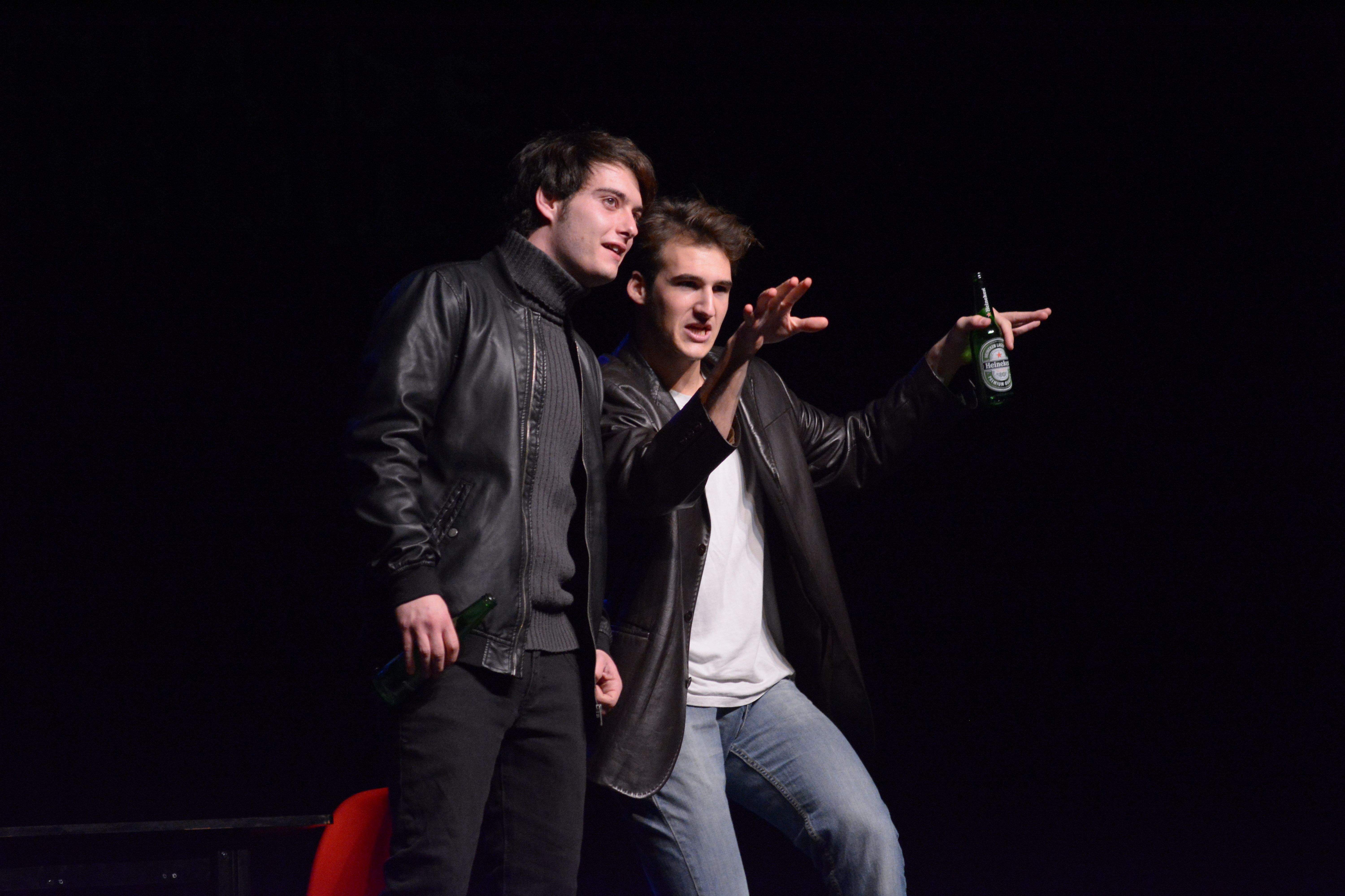 Sergi Aguilera durant la representació  FOTO: Cedida